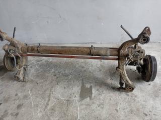 балка подвески задняя Peugeot 206 1 поколение [рестайлинг] (2002 - 2009), 1.4 л., KFW (TU3A), бензин, 514897
